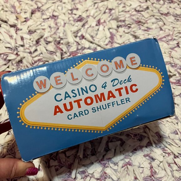 Casino 4 Deck Automatic Card Shuffler Like NEW with Batteries in Box - Picture 9 of 9
